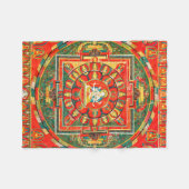 Couverture Polaire Diagramme cosmique de Mandala pour la méditation (Devant (Horizontal))