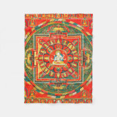 Couverture Polaire Diagramme cosmique de Mandala pour la méditation (Devant)