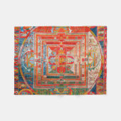 Couverture Polaire Diagramme cosmique Mandala pour la méditation (Devant (Horizontal))