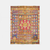 Couverture Polaire Diagramme cosmique Mandala pour la méditation (Devant)