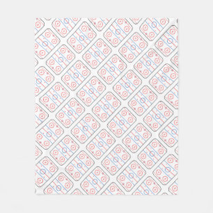 Couverture Polaire Diagramme de patinoire Hockey Style de jeu