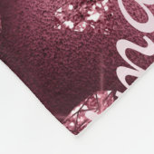 Couverture Polaire Diamant de Bourgogne personnalisé (Coin)