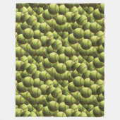 Couverture Polaire Diamant multi du base-ball jaune (Devant)