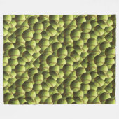 Couverture Polaire Diamant multi du base-ball jaune (Devant (Horizontal))