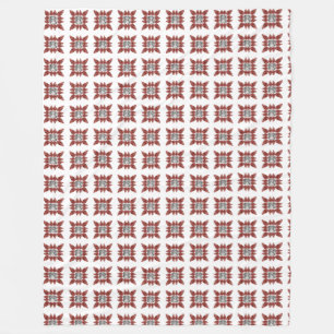 Couverture Polaire Diamant rose