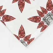 Couverture Polaire Diamant rose (Coin)