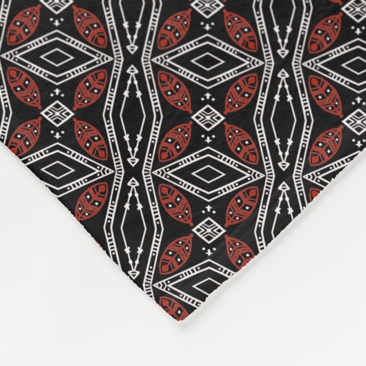 Couverture Polaire Diamant tribal (Coin)