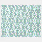 Couverture Polaire Diamants Art déco (Devant (Horizontal))