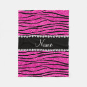 Couverture Polaire Diamants au néon nommés faits sur commande de (Devant)