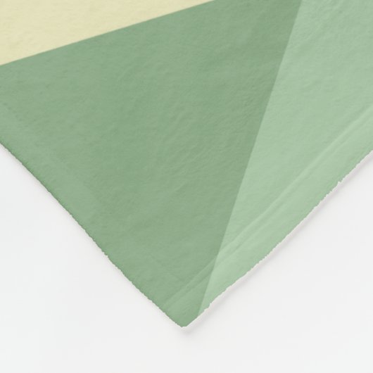 Couverture Polaire Diamants d'Art de l'Âge Atomique Mint Vert Jaune (Coin)