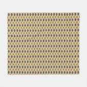 Couverture Polaire DIAMANTS d'or (Devant (Horizontal))