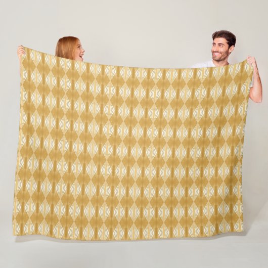 Couverture Polaire Diamants d'or (En situation)