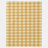 Couverture Polaire Diamants d'or (Devant)