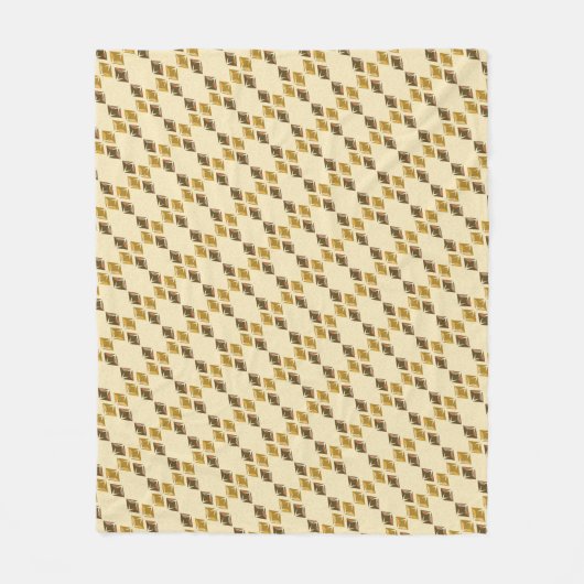 Couverture Polaire DIAMANTS en or (Devant)