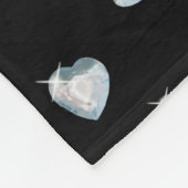 Couverture Polaire Diamants étincelants du coeur (Coin)