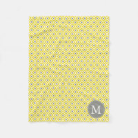 Diamants gris jaune monogramme Motif Ikat