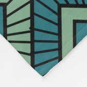 Couverture Polaire Diamants triés - Turquoise (Coin)