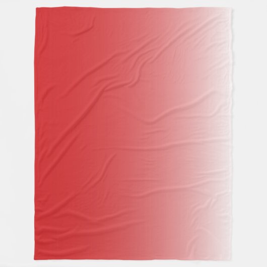 Couverture Polaire Diamètre à deux tons foncé rouge (Devant)