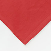 Couverture Polaire Diamètre à deux tons foncé rouge (Coin)