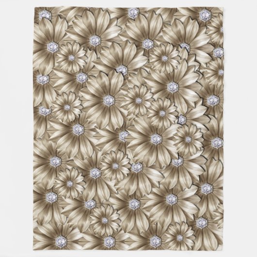Couverture Polaire Diamond Daisies (Devant)