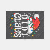 Couverture Polaire Didi Claus Funny Xmas Christmas Grandma Holiday St (Devant (Horizontal))