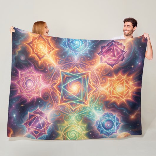 Couverture Polaire Die 7 Chakren´8 (En situation)