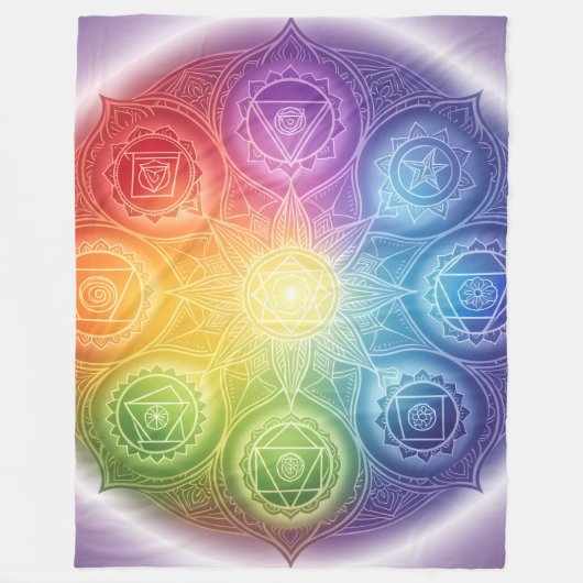 Couverture Polaire Die 7 Chakren´9 (Devant)