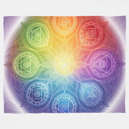 Couverture Polaire Die 7 Chakren´9 (Devant (Horizontal))