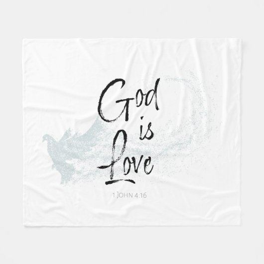 Couverture Polaire Dieu est amour (Devant (Horizontal))