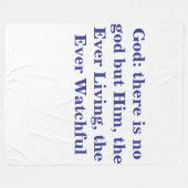 Couverture Polaire Dieu : Il n'y a pas d'autre dieu que Lui, le Vivan (Devant (Horizontal))