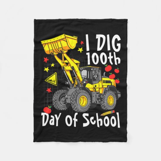 Couverture Polaire Dig 100E Jour De L'École D'Excavateur De Digger Da (Devant)