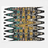 Couverture Polaire digital art birds (Devant (Horizontal))