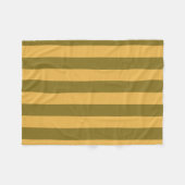 Couverture Polaire Dijon and Zest Striped Pattern (Devant (Horizontal))
