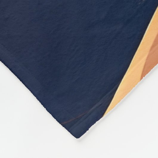 Couverture Polaire Dilute Calico Chat et Lune du désert (Coin)