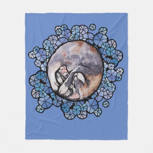 Couverture Polaire Dilute Calico Chats Bouddles Chats Maine Coon (Devant)