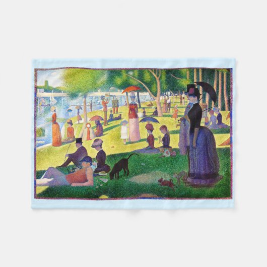 Couverture Polaire Dimanche Après-Midi Sur L'Île De La Grande Jatte (Devant (Horizontal))