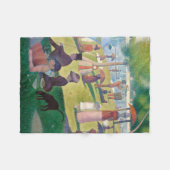 Couverture Polaire Dimanche sur La Grande Jatte Seurat Peinture (Devant (Horizontal))