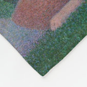 Couverture Polaire Dimanche sur La Grande Jatte Seurat Peinture (Coin)