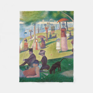Couverture Polaire Dimanche sur La Grande Jatte Seurat Peinture