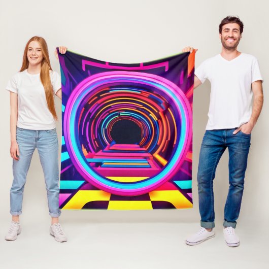 Couverture Polaire Dimensions du tunnel Neon (En situation)