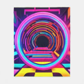 Couverture Polaire Dimensions du tunnel Neon (Devant)