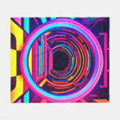 Couverture Polaire Dimensions du tunnel Neon (Devant (Horizontal))