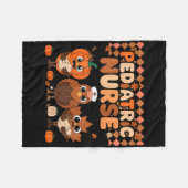 Couverture Polaire Dinde de Thanksgiving drôle mème humour (Devant (Horizontal))