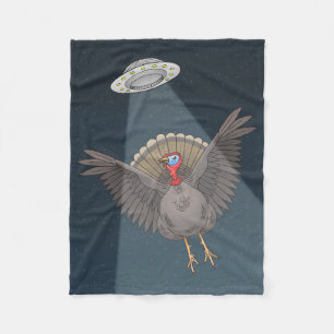 Couverture Polaire Dinde de Thanksgiving sauvée par des extraterrestr