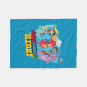 Couverture Polaire Dino Ranch | Les Ranchers Ride ! (Devant (Horizontal))