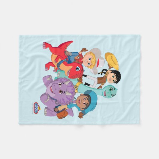 Couverture Polaire Dino Ranch Yee Haw ! (Devant (Horizontal))