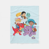 Couverture Polaire Dino Ranch Yee Haw ! (Devant)