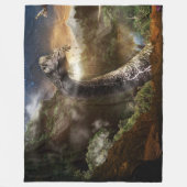 COUVERTURE POLAIRE DINOSAUR IMAGINAIRE (Devant)