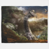 COUVERTURE POLAIRE DINOSAUR IMAGINAIRE (Devant (Horizontal))