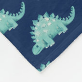 Couverture Polaire Dinosaur Stegosaurus Motif (Coin)